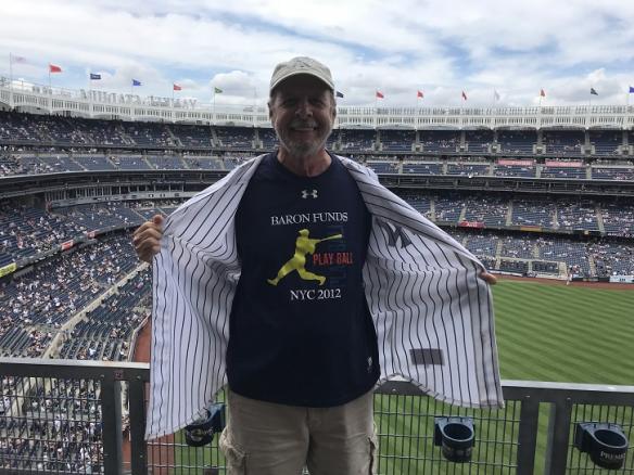 Baron tshirt at Yankee Stadium Activating element opens larger version of image.